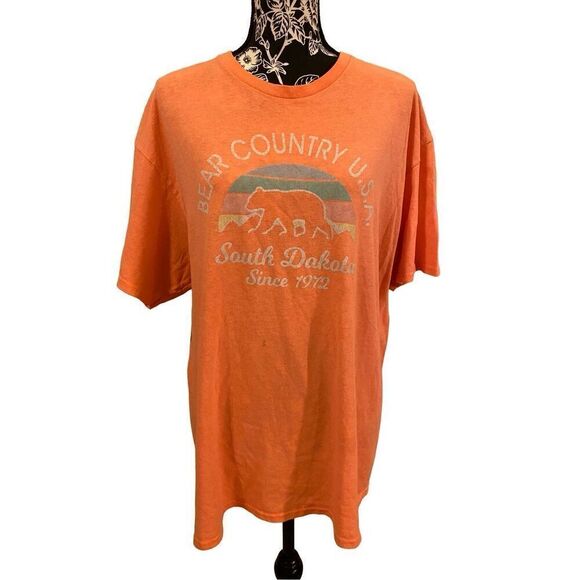 South Dakota Bear T Shirt Midwest Usa Casual Lounge - Picture 1 of 10